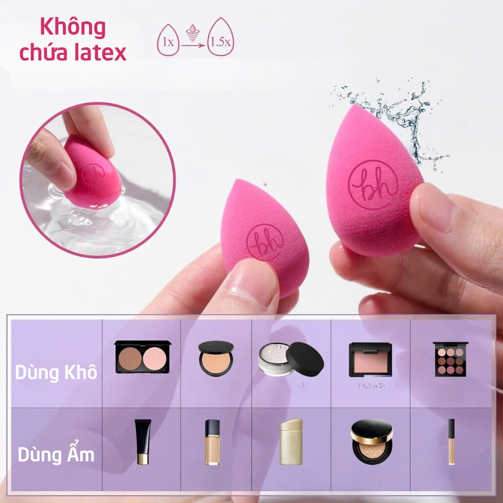 Mút Trang Điểm BH Cosmetics Miracle Complexion Sponge Size S BHM006